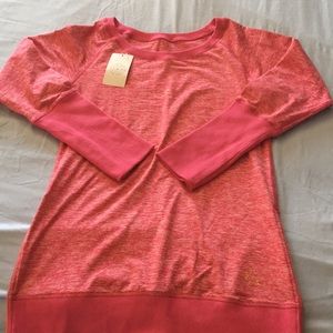 Long Sleeve Athletic Shirt with Side Zippers